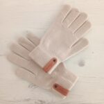 Guantes beige