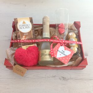 Cesta Romántica para aniversarios o San Valentín